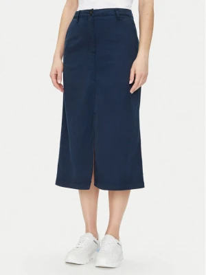 Foto del prodotto Tommy Hilfiger Gonna midi Co Blend Midi Skirt WW0WW44726 Blu scuro Regular Fit