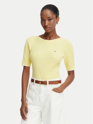 Foto del prodotto Tommy Hilfiger Maglione Fine Gg Cable Boat WW0WW50103 Giallo chiaro Regular Fit