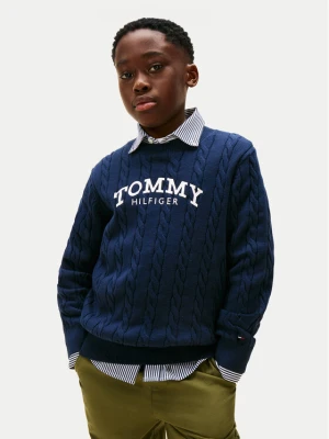 Foto del prodotto Tommy Hilfiger Maglione KG0KG08953 Blu scuro Regular Fit