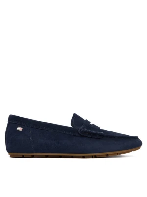Foto del prodotto Tommy Hilfiger Mocassini Flag Soft Suede Driver Loafer FW0FW08558 Blu scuro