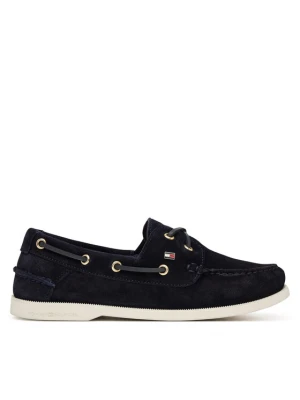 Foto del prodotto Tommy Hilfiger Mocassini Hilfiger Suede Boat Shoe FW0FW09338 Blu scuro