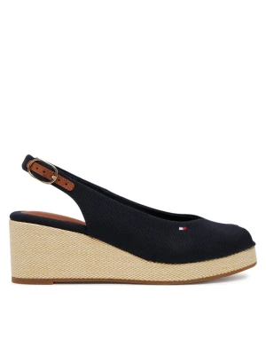 Foto del prodotto Tommy Hilfiger Sandali Flag Mid Wedge Espad Slingback FW0FW08595 Blu scuro