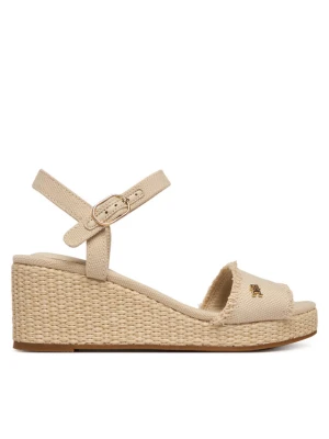 Foto del prodotto Tommy Hilfiger Sandali Mid Woven Wedge Espad Fringe FW0FW09470 Beige