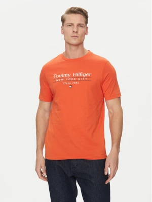 Foto del prodotto Tommy Hilfiger T-shirt Center Stack MW0MW38621 Arancione Regular Fit