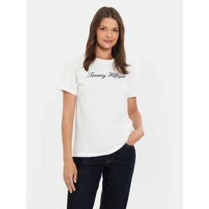 Foto del prodotto Tommy Hilfiger T-shirt Script WW0WW43459 Écru Regular Fit Crema