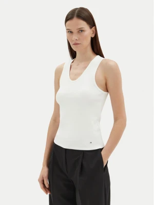Foto del prodotto Tommy Hilfiger Top WW0WW44572 Écru Slim Fit Crema