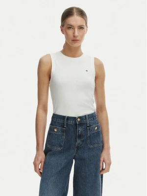 Foto del prodotto Tommy Hilfiger Top WW0WW47806 Écru Slim Fit Crema