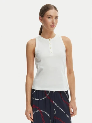 Foto del prodotto Tommy Hilfiger Top WW0WW49251 Écru Slim Fit Crema