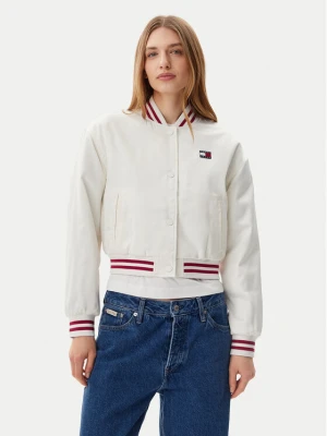 Foto del prodotto Tommy Jeans Bomber Satin Coach DW0DW20229 Bianco Regular Fit