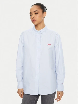 Foto del prodotto Tommy Jeans Camicia DW0DW19358 Celeste Relaxed Fit Azzurro chiaro