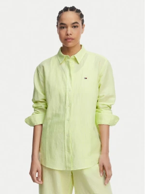 Foto del prodotto Tommy Jeans Camicia DW0DW22209 Verde chiaro Relaxed Fit