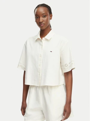 Foto del prodotto Tommy Jeans Camicia DW0DW22214 Crema Relaxed Fit