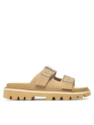 Foto del prodotto Tommy Jeans Ciabatte Tjw Double Strap Sandal Suede EN0EN02797 Marrone