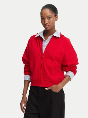 Foto del prodotto Tommy Jeans Felpa Flag DW0DW22834 Rosso Boxy Fit