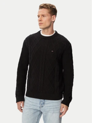 Foto del prodotto Tommy Jeans Maglione Flag DM0DM23405 Nero Regular Fit