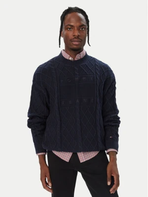 Foto del prodotto Tommy Jeans Maglione Flag DM0DM23614 Blu scuro Relaxed Fit