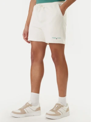 Foto del prodotto Tommy Jeans Pantaloncini sportivi Contrast Linear DM0DM22697 Bianco Regular Fit