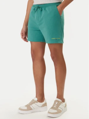 Foto del prodotto Tommy Jeans Pantaloncini sportivi Contrast Linear DM0DM22697 Verde Regular Fit