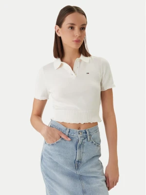 Foto del prodotto Tommy Jeans Polo DW0DW22597 Bianco Slim Fit