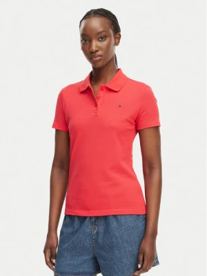 Foto del prodotto Tommy Jeans Polo Essential DW0DW20160 Rosso Slim Fit