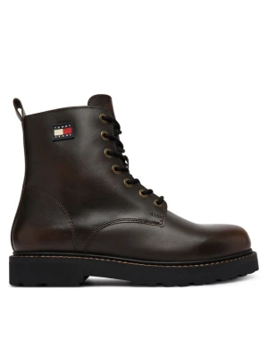 Foto del prodotto Tommy Jeans Scarponcini Archive '01 Brushed Leather EM0EM01787 Marrone scuro