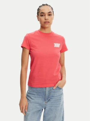 Foto del prodotto Tommy Jeans T-shirt Bubble DW0DW21338 Rosa Regular Fit