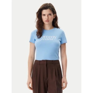 Foto del prodotto Tommy Jeans T-shirt Essential DW0DW19447 Celeste Slim Fit Azzurro chiaro