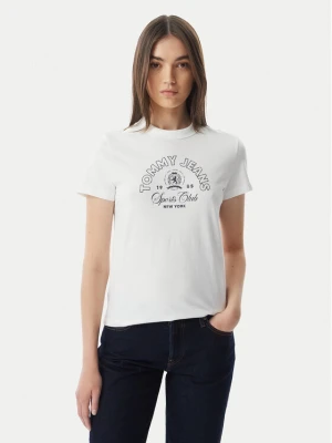 Foto del prodotto Tommy Jeans T-shirt Heritage Logo DW0DW22816 Bianco Regular Fit