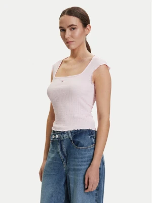 Foto del prodotto Tommy Jeans Top DW0DW22220 Rosa chiaro Slim Fit