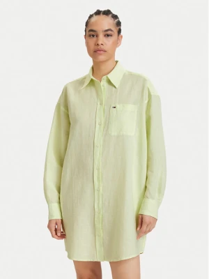 Foto del prodotto Tommy Jeans Vestito chemisier DW0DW22344 Verde chiaro Relaxed Fit