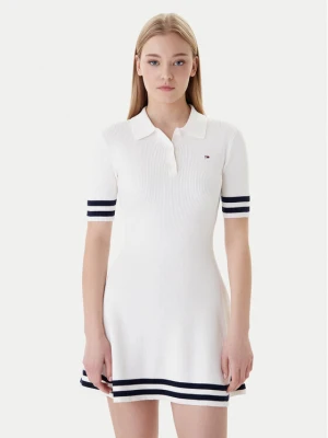 Foto del prodotto Tommy Jeans Vestito di maglia DW0DW22106 Écru Slim Fit Crema
