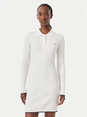 Foto del prodotto Tommy Jeans Vestito di maglia DW0DW23317 Bianco Slim Fit