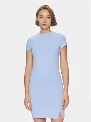 Foto del prodotto Tommy Jeans Vestito estivo Script DW0DW17926 Celeste Regular Fit Azzurro chiaro