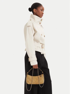 Foto del prodotto Tory Burch Borsetta Fleming Suede Pochette 185797 Beige