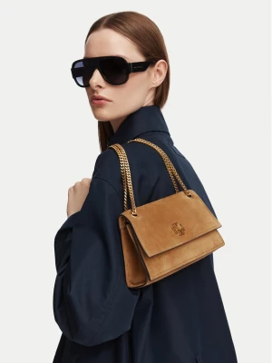 Foto del prodotto Tory Burch Borsetta Kira Turnlock Suede Mini Bag 178150 Marrone