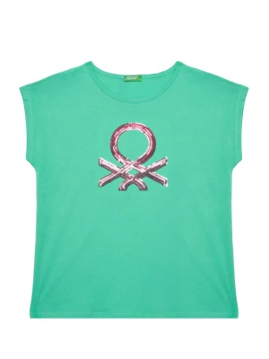 Foto del prodotto United Colors Of Benetton T-shirt 3I1XC10P1 Verde Regular Fit