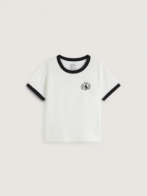 Foto del prodotto Vans - Berlin Crest Ringer T-Shirt, Donna, Bianco