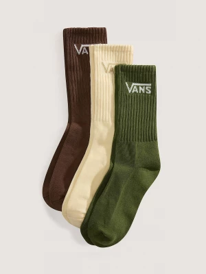 Foto del prodotto Vans - Calzettoni Classic (3 paia), Uomo, Verde, Taglia: L (42.5-47​)