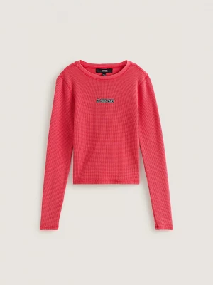 Foto del prodotto Vans - Camicia a maniche lunghe a nido d'ape Teri, Donna, Rosa
