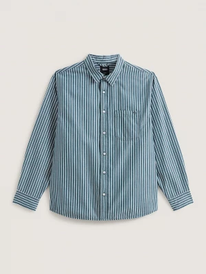 Foto del prodotto Vans - Camicia a maniche lunghe Premium Dobby Stripe, Uomo, Verde