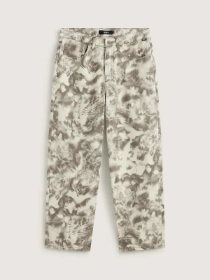 Foto del prodotto Vans - Pantaloni baggy in denim stampato Check-5, Uomo, Bianco