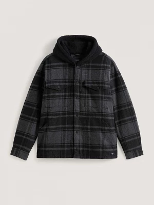 Foto del prodotto Vans - Shacket con cappuccio e motivo scozzese Piedmont, Uomo, Nero