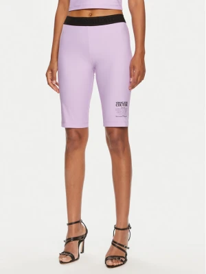 Foto del prodotto Versace Jeans Couture Biker shorts 76HAC1A6 Viola Skinny Fit