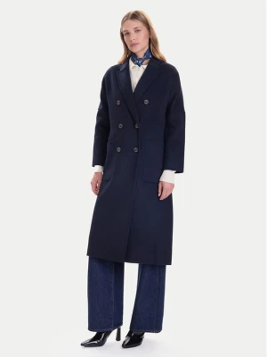 Foto del prodotto ViCOLO Cappotto di lana TF0001 Blu scuro Regular Fit