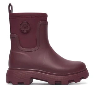 Foto del prodotto Wellington Tommy Hilfiger Th Stamp Warm Ankle Rain Boot FW0FW09544 Bordeaux